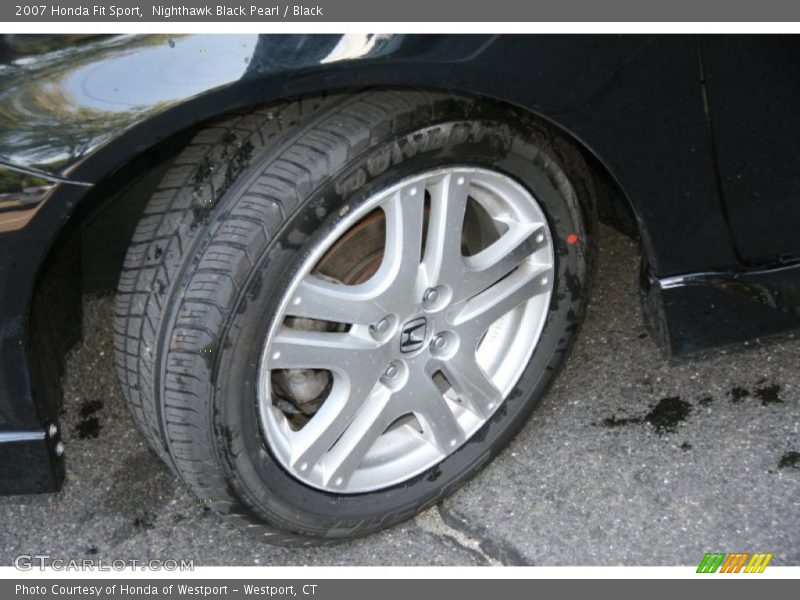 Nighthawk Black Pearl / Black 2007 Honda Fit Sport