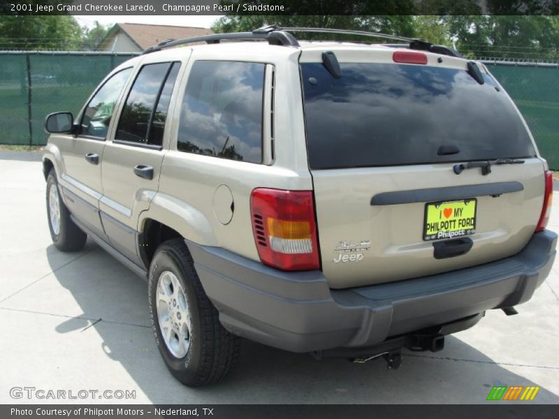 Champagne Pearl / Sandstone 2001 Jeep Grand Cherokee Laredo