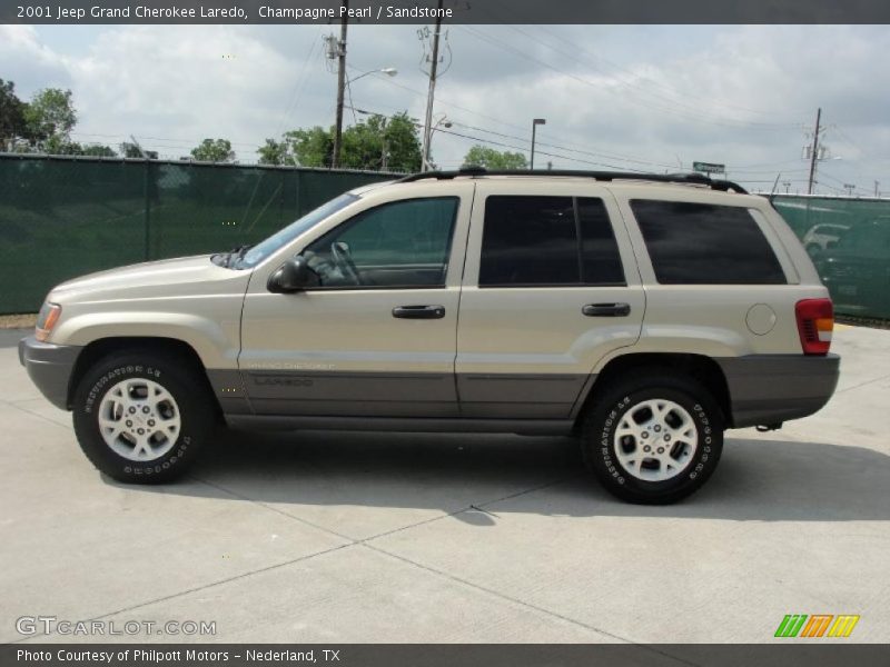 Champagne Pearl / Sandstone 2001 Jeep Grand Cherokee Laredo