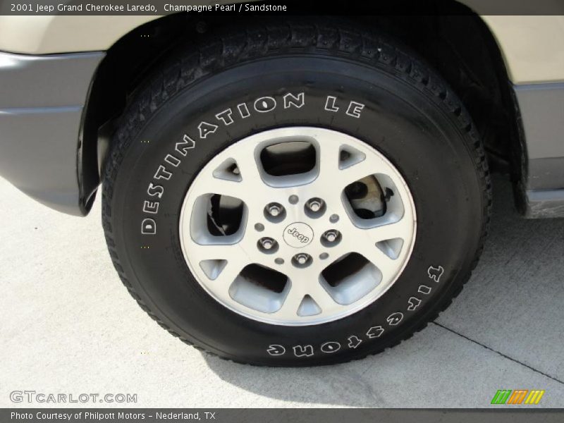 Champagne Pearl / Sandstone 2001 Jeep Grand Cherokee Laredo