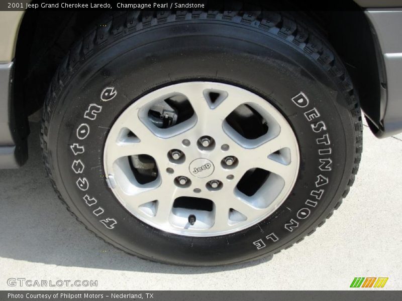 Champagne Pearl / Sandstone 2001 Jeep Grand Cherokee Laredo