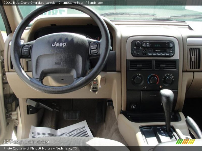 Champagne Pearl / Sandstone 2001 Jeep Grand Cherokee Laredo