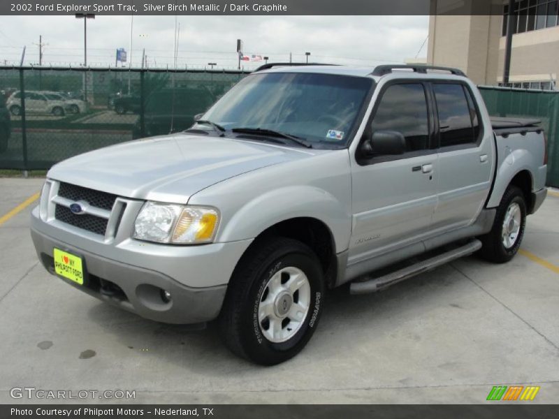 Silver Birch Metallic / Dark Graphite 2002 Ford Explorer Sport Trac