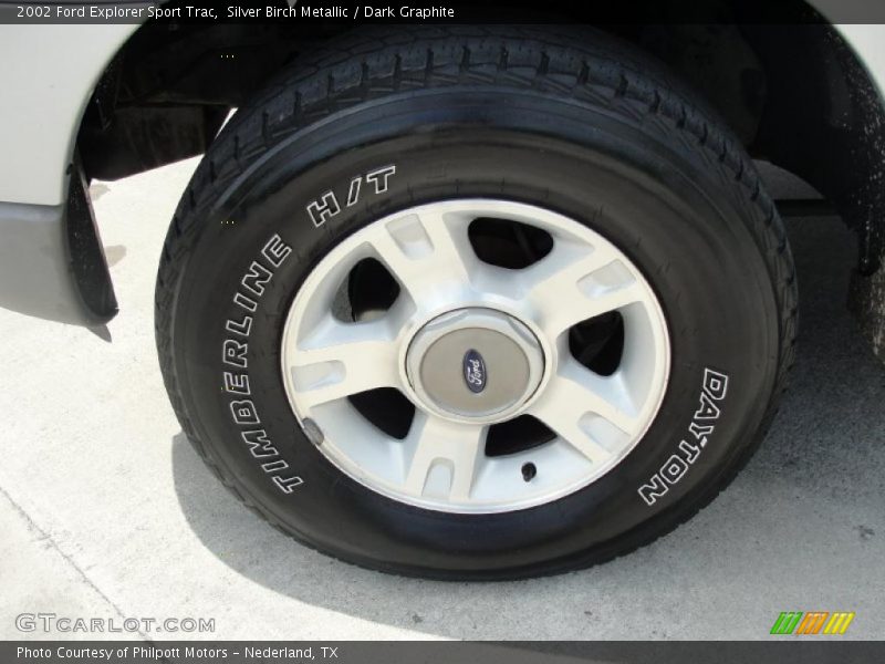 Silver Birch Metallic / Dark Graphite 2002 Ford Explorer Sport Trac