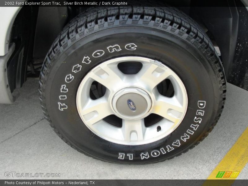 Silver Birch Metallic / Dark Graphite 2002 Ford Explorer Sport Trac