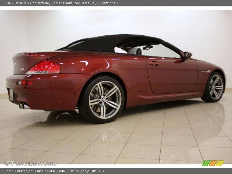 Indianapolis Red Metallic / Silverstone II 2007 BMW M6 Convertible