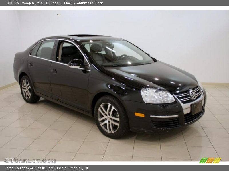 Black / Anthracite Black 2006 Volkswagen Jetta TDI Sedan