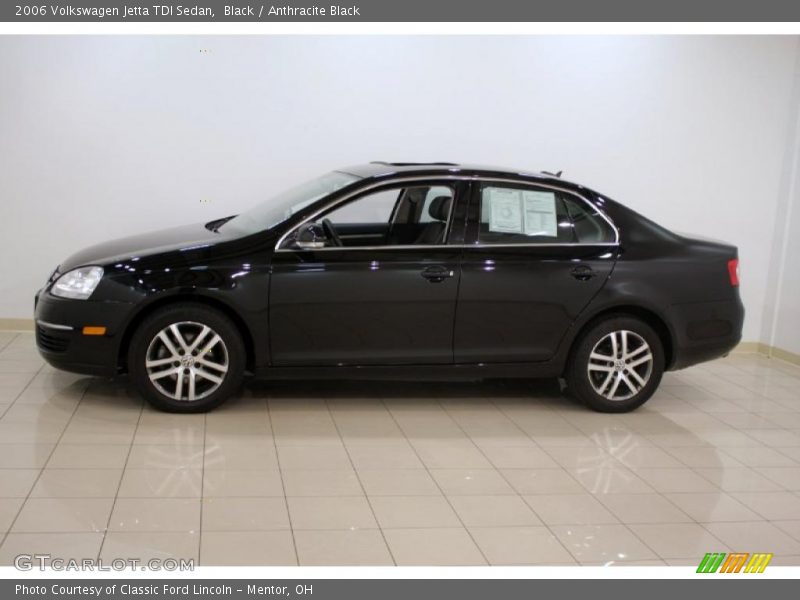 Black / Anthracite Black 2006 Volkswagen Jetta TDI Sedan