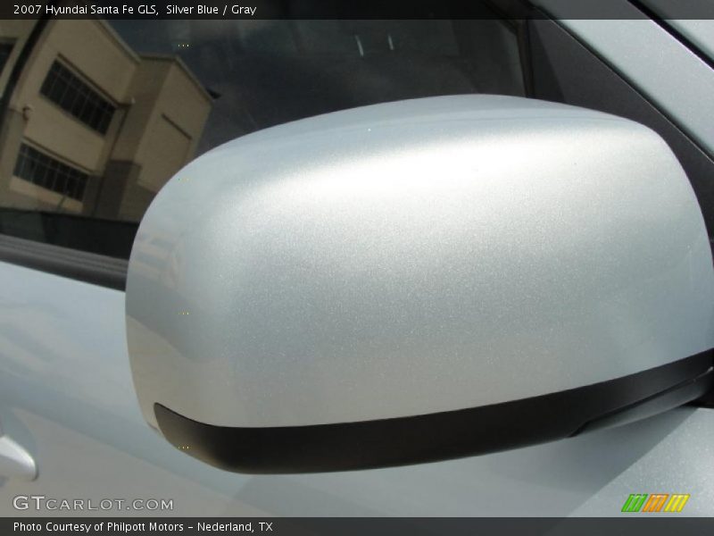 Silver Blue / Gray 2007 Hyundai Santa Fe GLS