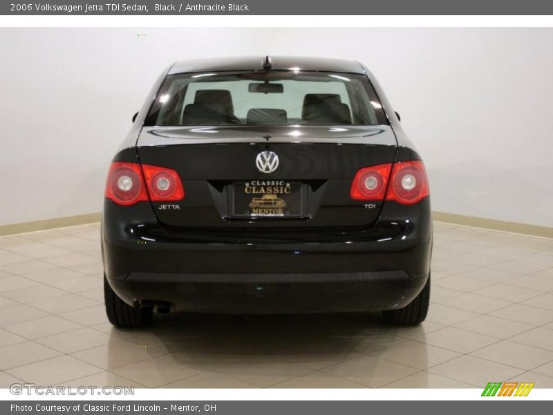 Black / Anthracite Black 2006 Volkswagen Jetta TDI Sedan