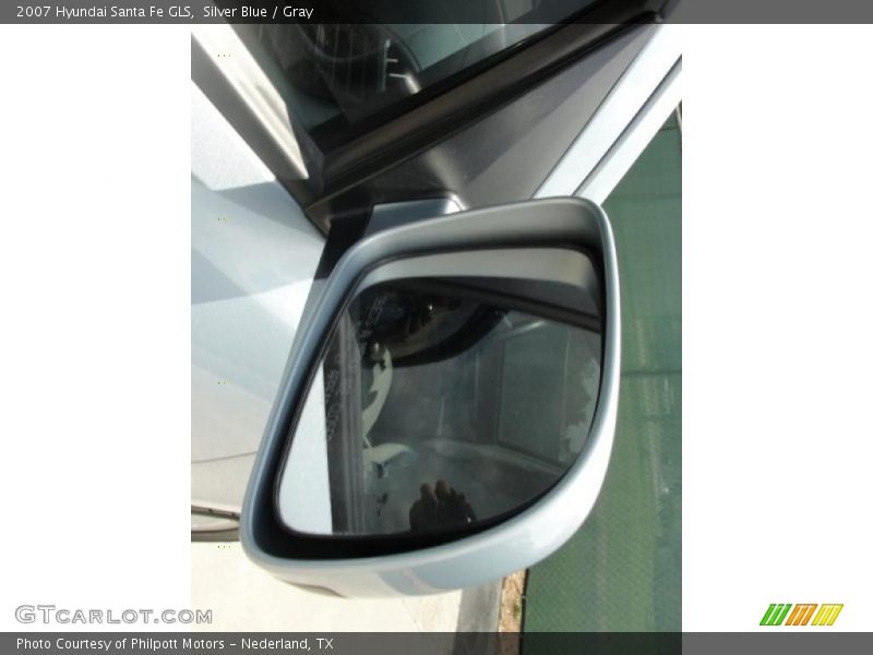 Silver Blue / Gray 2007 Hyundai Santa Fe GLS