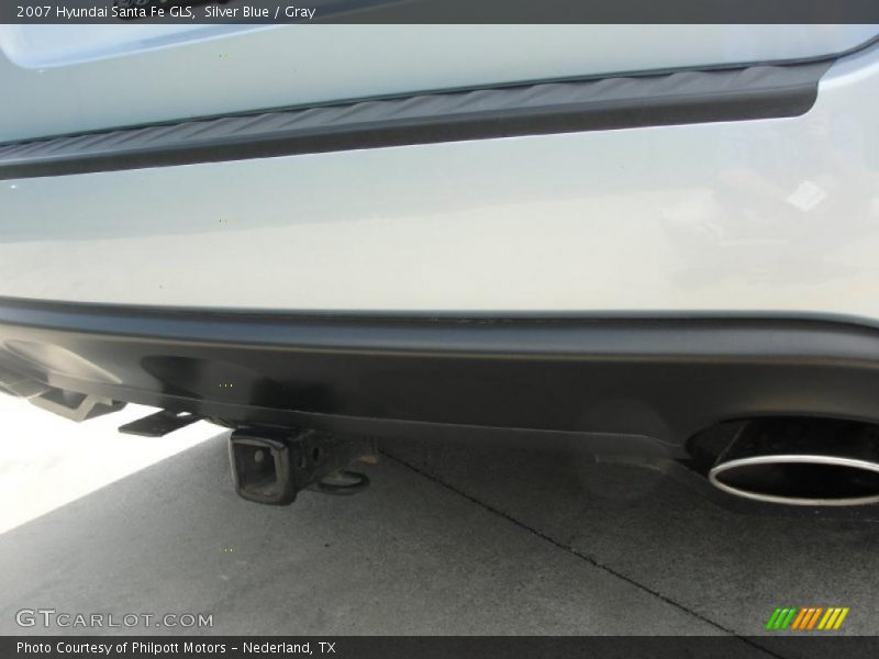 Silver Blue / Gray 2007 Hyundai Santa Fe GLS