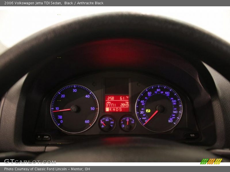 Black / Anthracite Black 2006 Volkswagen Jetta TDI Sedan