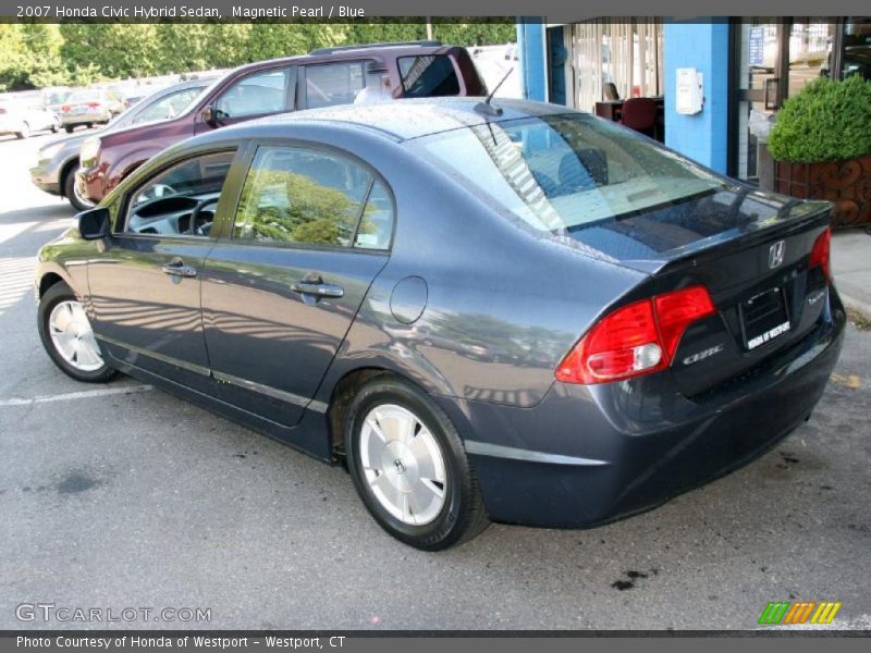 Magnetic Pearl / Blue 2007 Honda Civic Hybrid Sedan