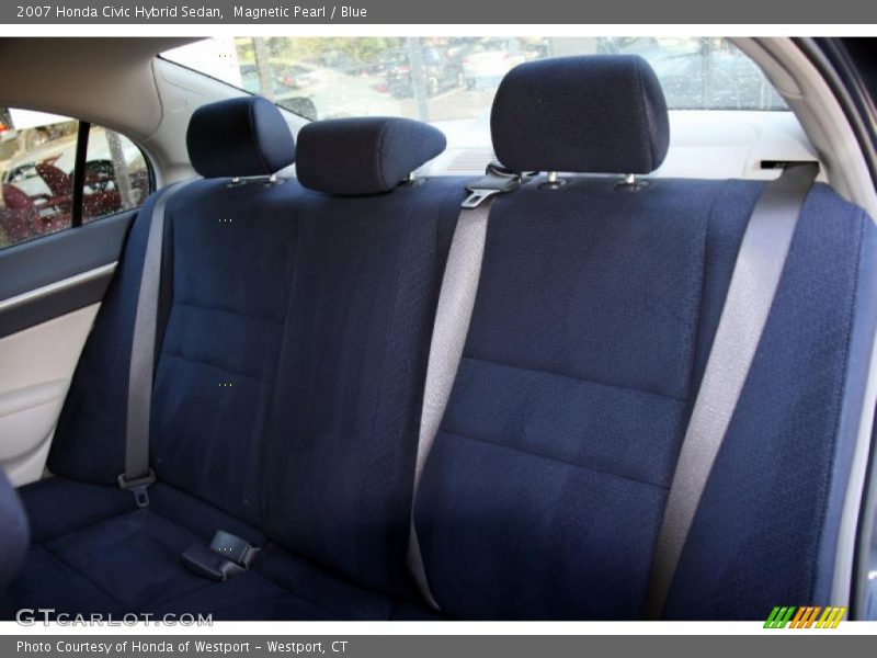 Magnetic Pearl / Blue 2007 Honda Civic Hybrid Sedan
