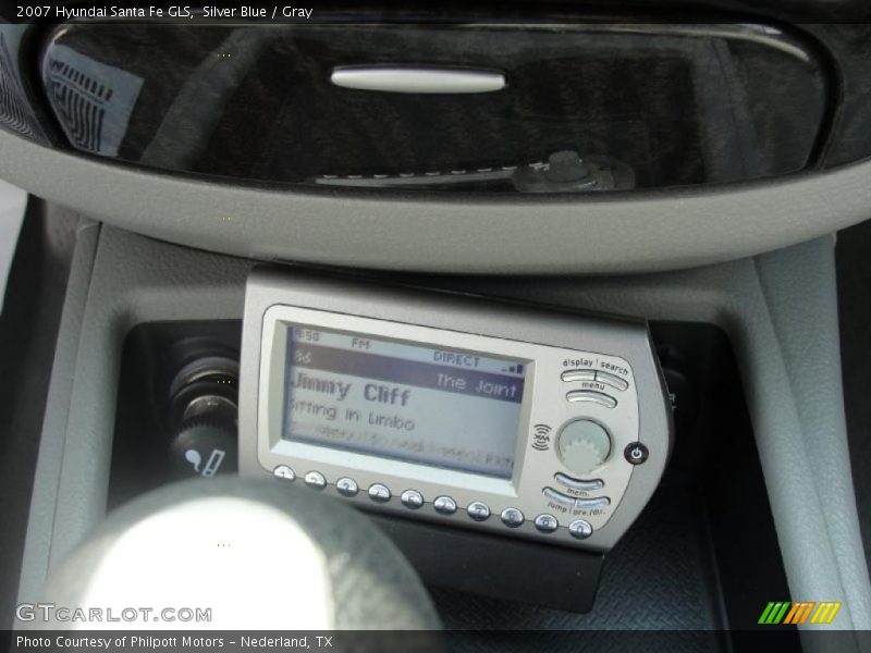 Silver Blue / Gray 2007 Hyundai Santa Fe GLS
