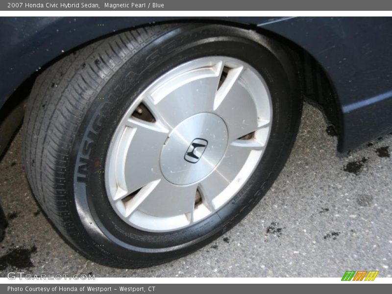 Magnetic Pearl / Blue 2007 Honda Civic Hybrid Sedan