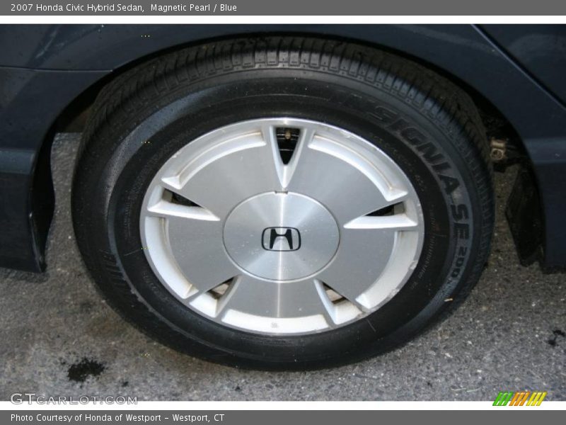 Magnetic Pearl / Blue 2007 Honda Civic Hybrid Sedan