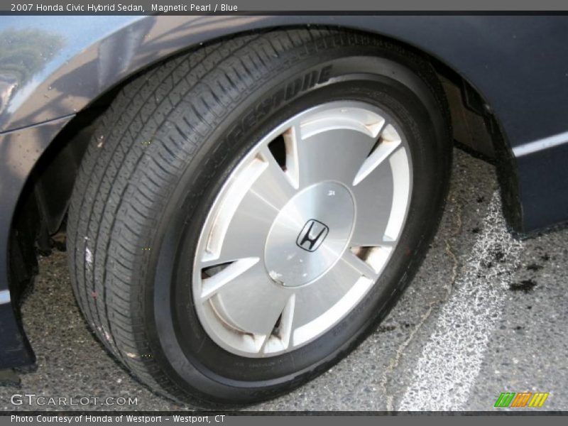 Magnetic Pearl / Blue 2007 Honda Civic Hybrid Sedan