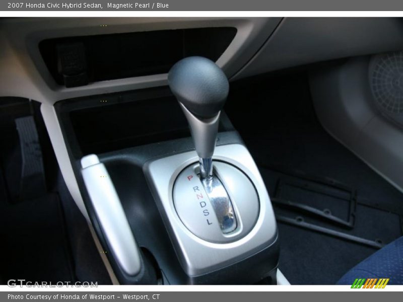 Magnetic Pearl / Blue 2007 Honda Civic Hybrid Sedan
