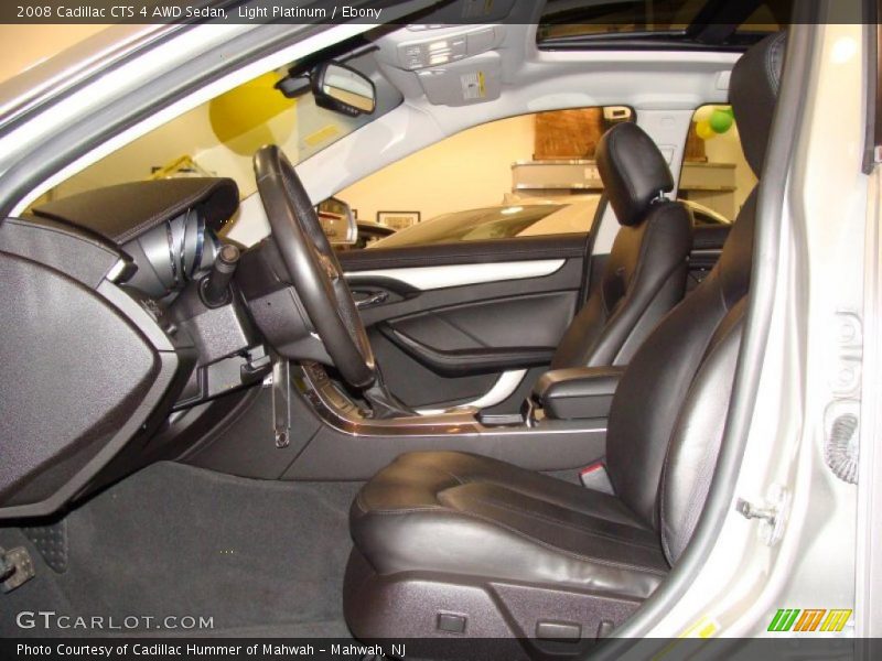 Light Platinum / Ebony 2008 Cadillac CTS 4 AWD Sedan