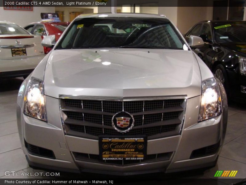 Light Platinum / Ebony 2008 Cadillac CTS 4 AWD Sedan