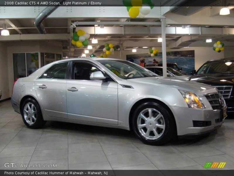 Light Platinum / Ebony 2008 Cadillac CTS 4 AWD Sedan