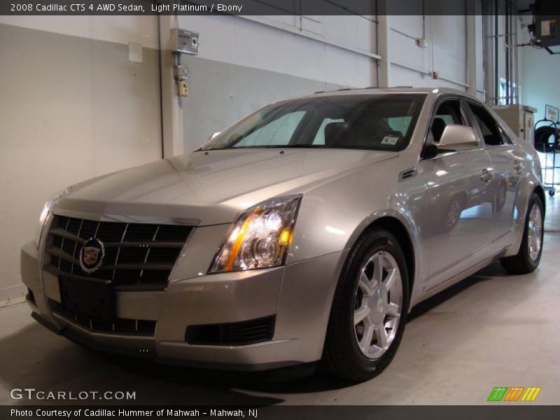 Light Platinum / Ebony 2008 Cadillac CTS 4 AWD Sedan