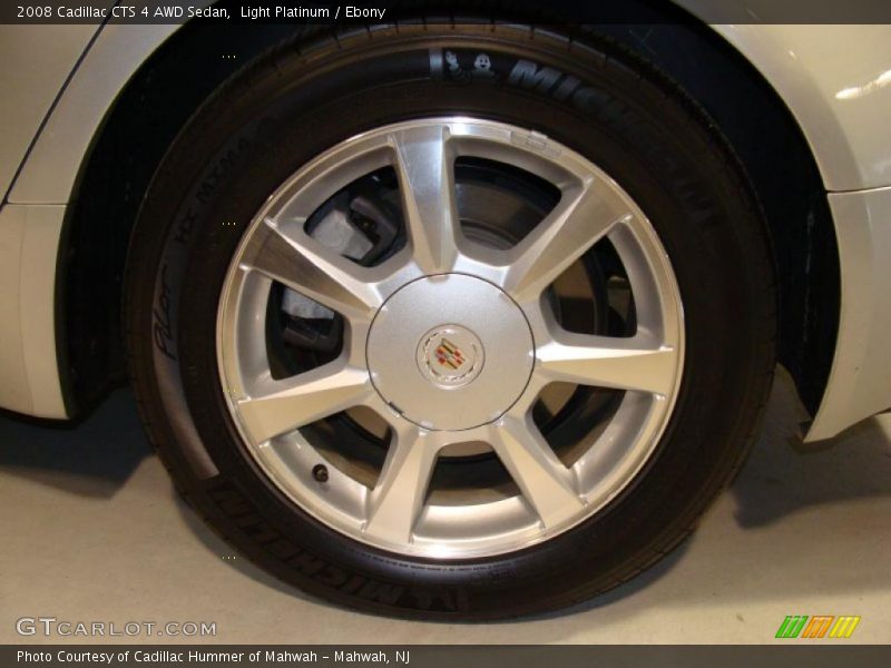 Light Platinum / Ebony 2008 Cadillac CTS 4 AWD Sedan