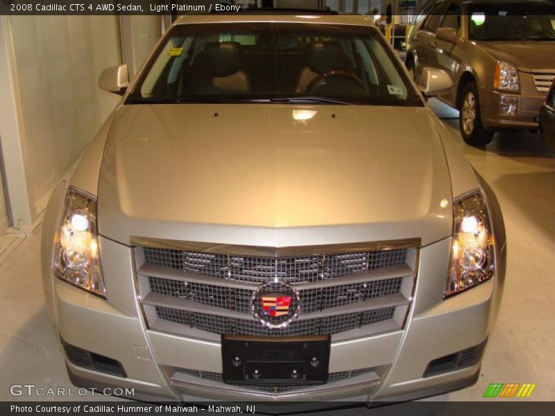 Light Platinum / Ebony 2008 Cadillac CTS 4 AWD Sedan