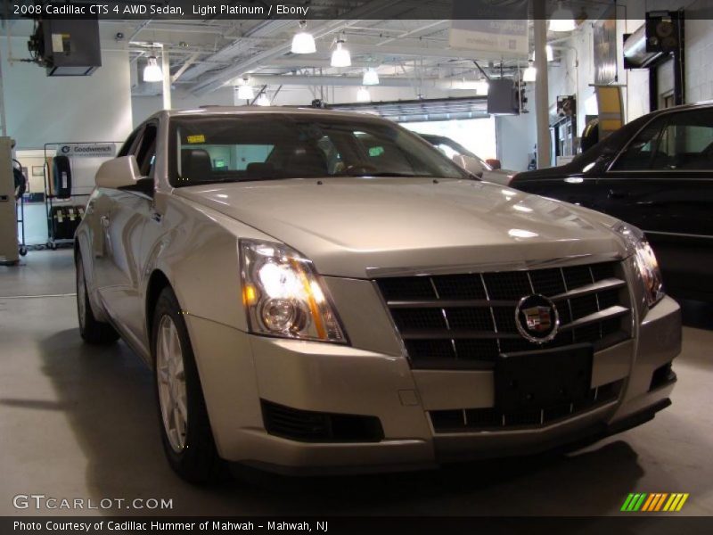 Light Platinum / Ebony 2008 Cadillac CTS 4 AWD Sedan