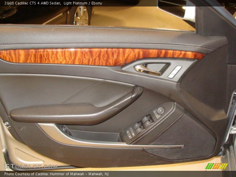 Light Platinum / Ebony 2008 Cadillac CTS 4 AWD Sedan