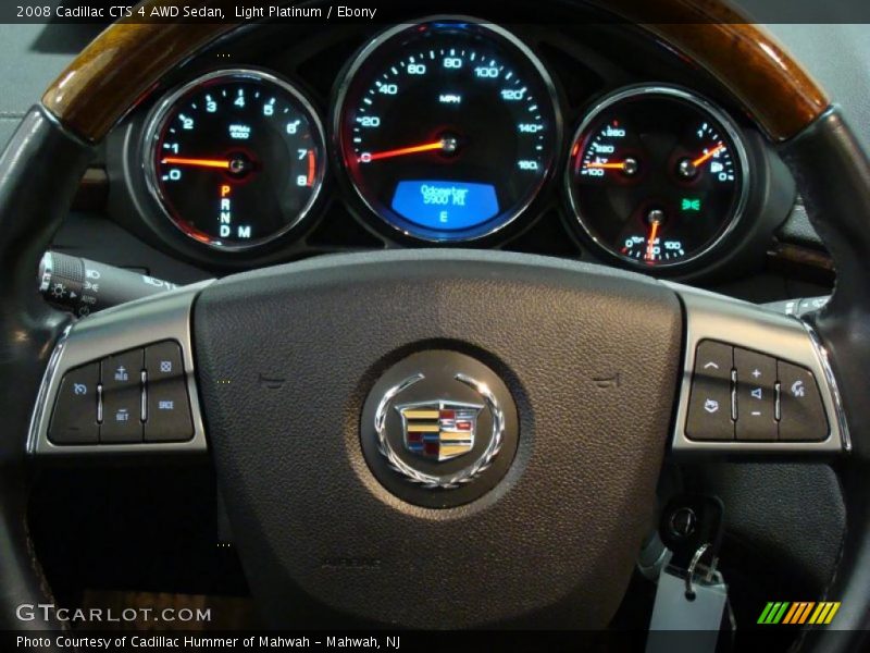 Light Platinum / Ebony 2008 Cadillac CTS 4 AWD Sedan
