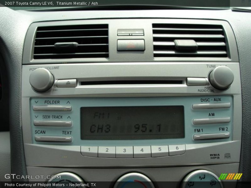 Titanium Metallic / Ash 2007 Toyota Camry LE V6