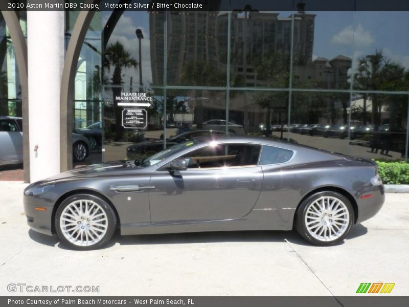 Meteorite Silver / Bitter Chocolate 2010 Aston Martin DB9 Coupe