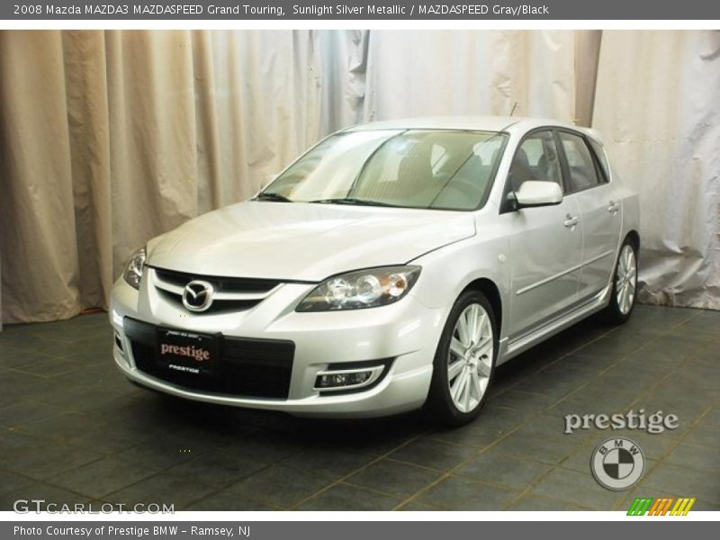 Sunlight Silver Metallic / MAZDASPEED Gray/Black 2008 Mazda MAZDA3 MAZDASPEED Grand Touring
