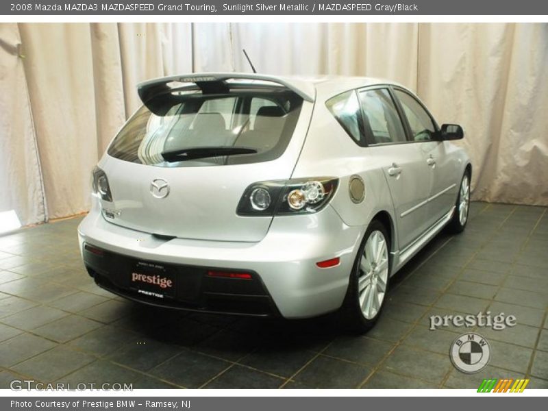 Sunlight Silver Metallic / MAZDASPEED Gray/Black 2008 Mazda MAZDA3 MAZDASPEED Grand Touring