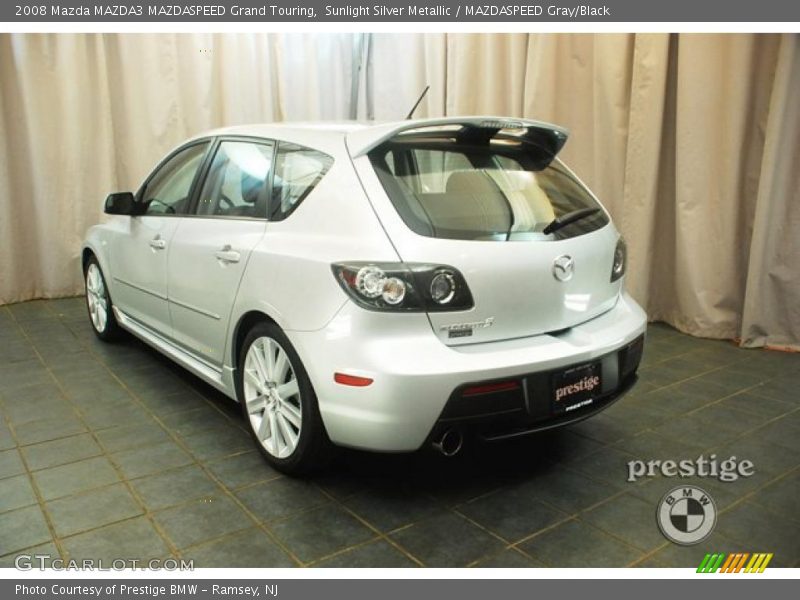Sunlight Silver Metallic / MAZDASPEED Gray/Black 2008 Mazda MAZDA3 MAZDASPEED Grand Touring