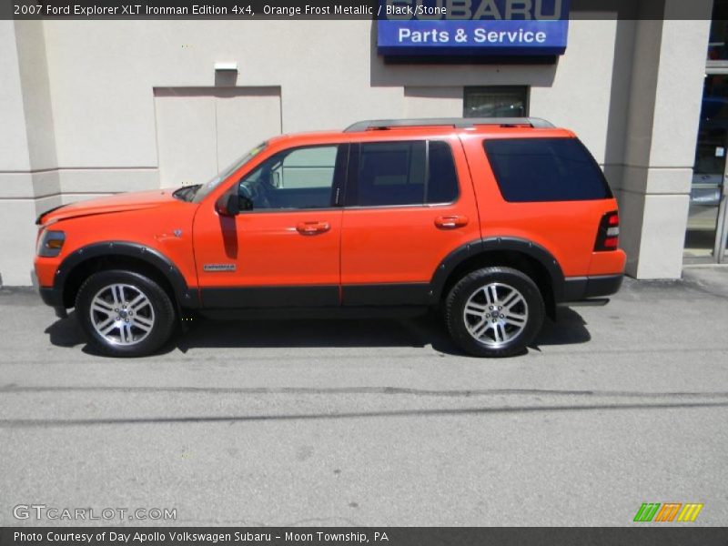 Orange Frost Metallic / Black/Stone 2007 Ford Explorer XLT Ironman Edition 4x4