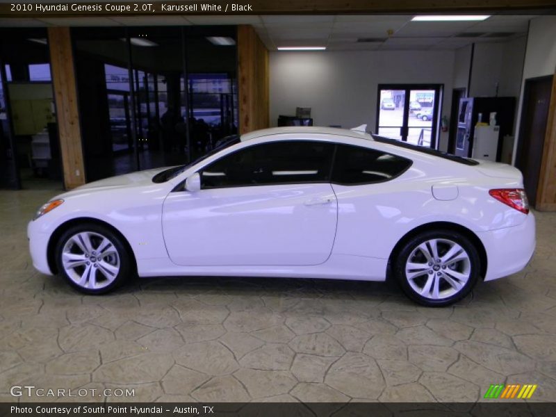 Karussell White / Black 2010 Hyundai Genesis Coupe 2.0T