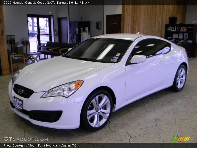 Karussell White / Black 2010 Hyundai Genesis Coupe 2.0T