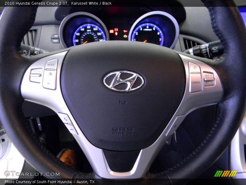 Karussell White / Black 2010 Hyundai Genesis Coupe 2.0T
