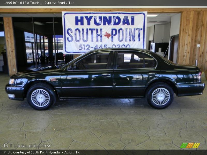 Cypress Pearl / Tan 1996 Infiniti I 30 Touring