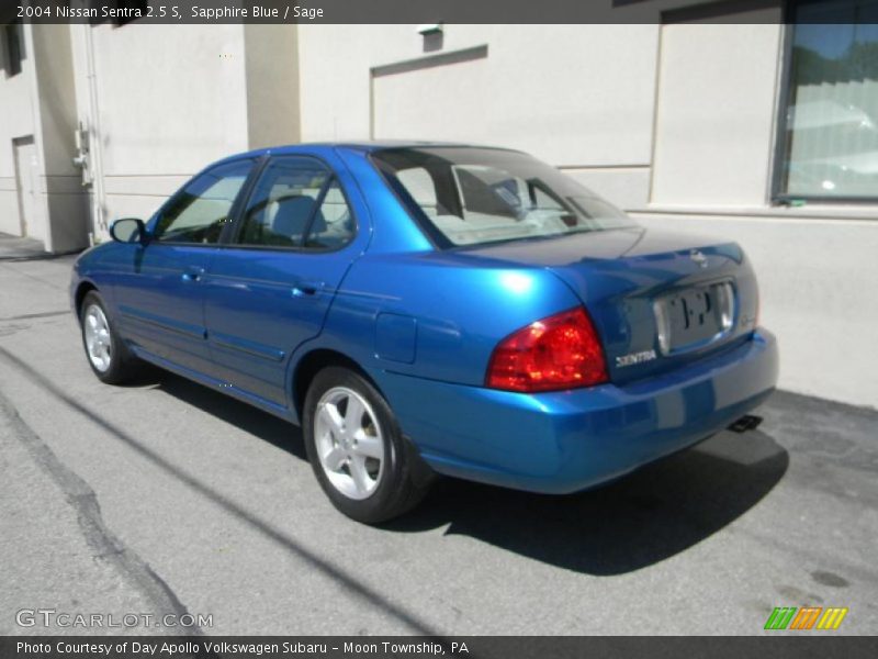 Sapphire Blue / Sage 2004 Nissan Sentra 2.5 S