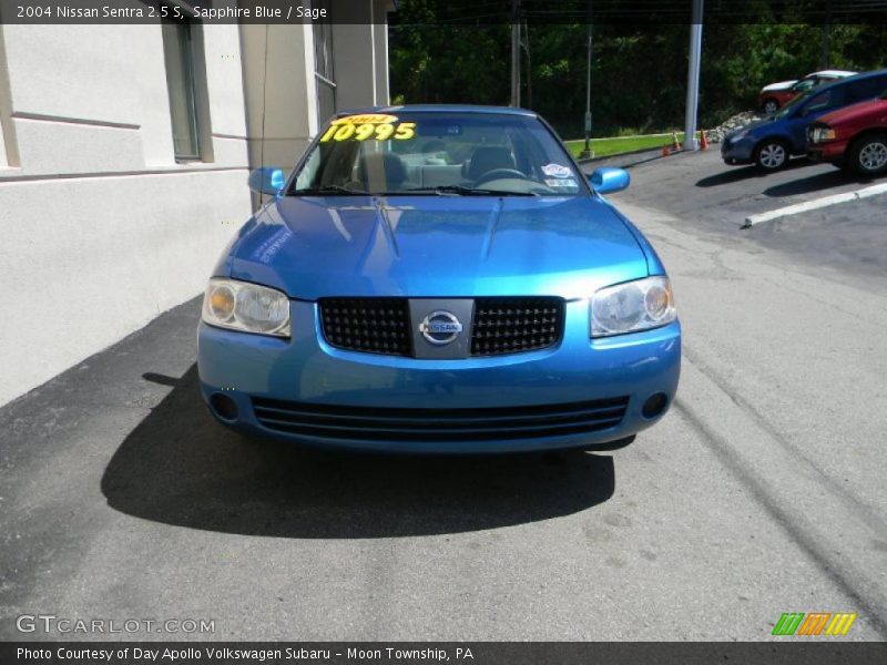 Sapphire Blue / Sage 2004 Nissan Sentra 2.5 S