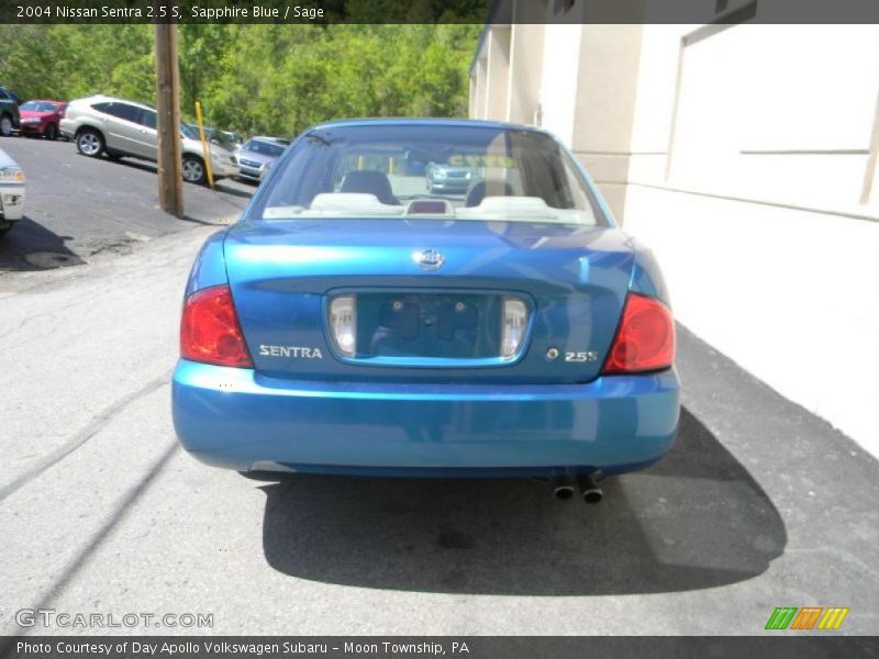 Sapphire Blue / Sage 2004 Nissan Sentra 2.5 S