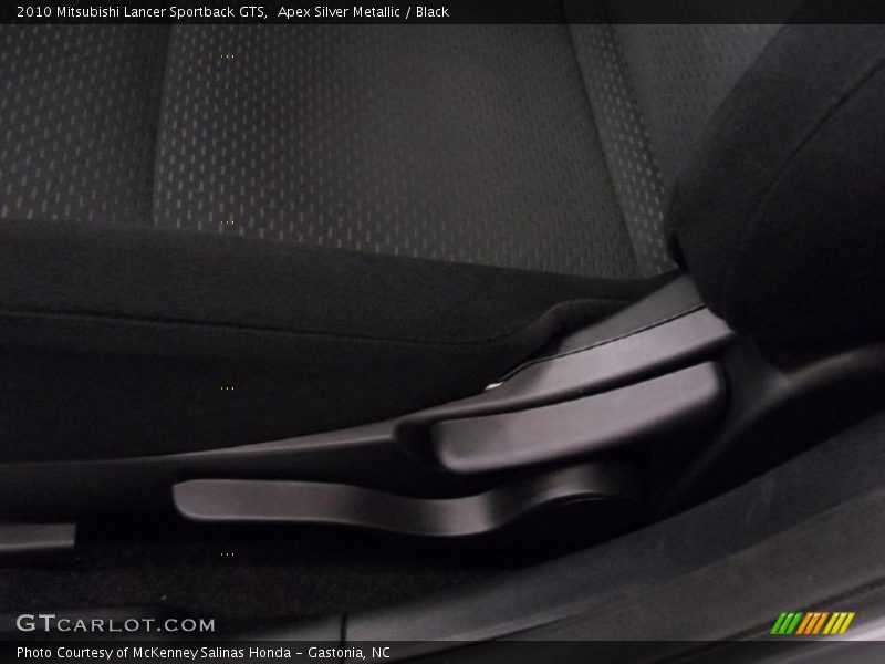 Apex Silver Metallic / Black 2010 Mitsubishi Lancer Sportback GTS