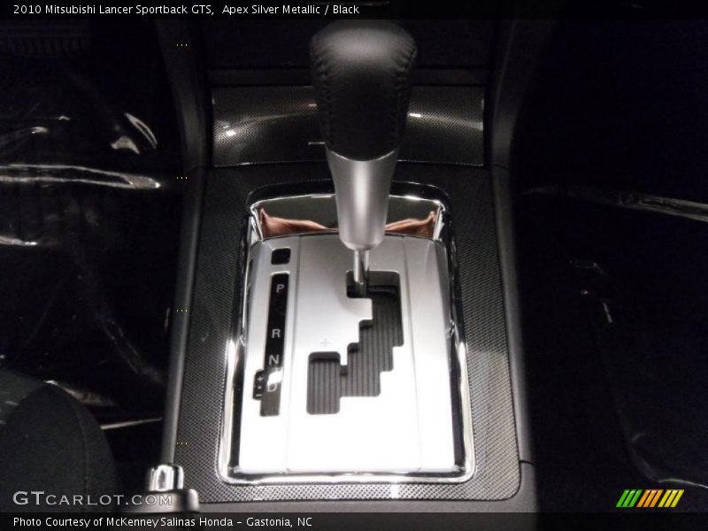 Apex Silver Metallic / Black 2010 Mitsubishi Lancer Sportback GTS