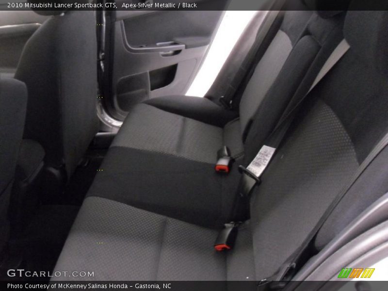Apex Silver Metallic / Black 2010 Mitsubishi Lancer Sportback GTS