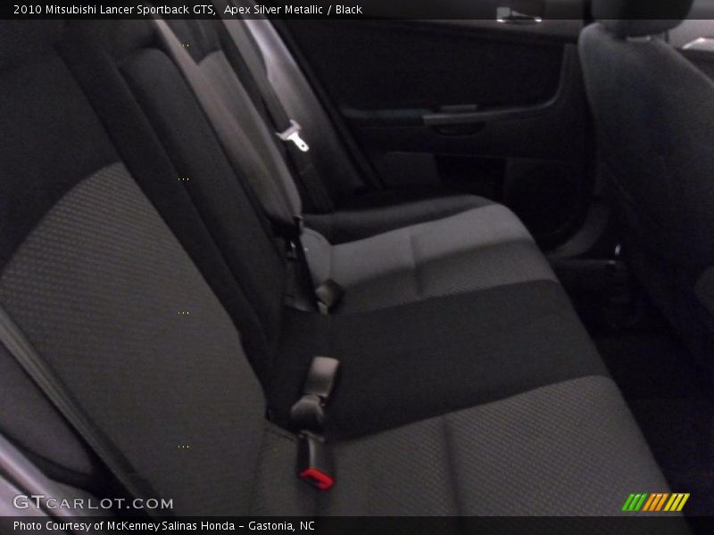 Apex Silver Metallic / Black 2010 Mitsubishi Lancer Sportback GTS